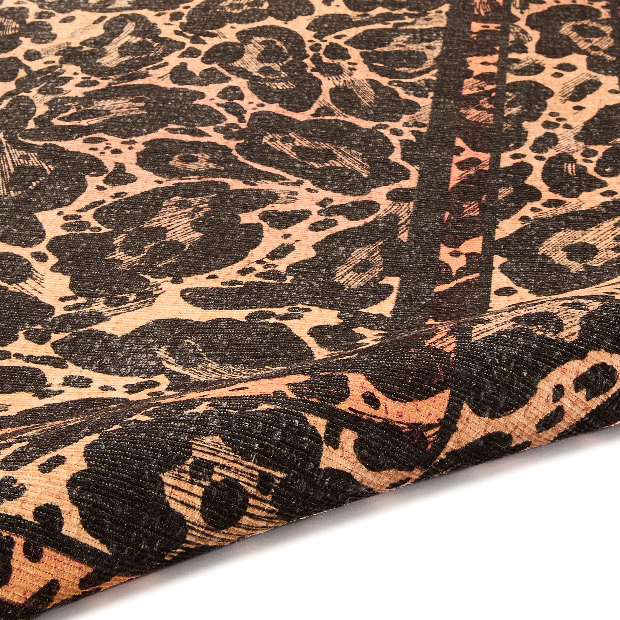Leopard Washable Flatweave Rug - Image 4