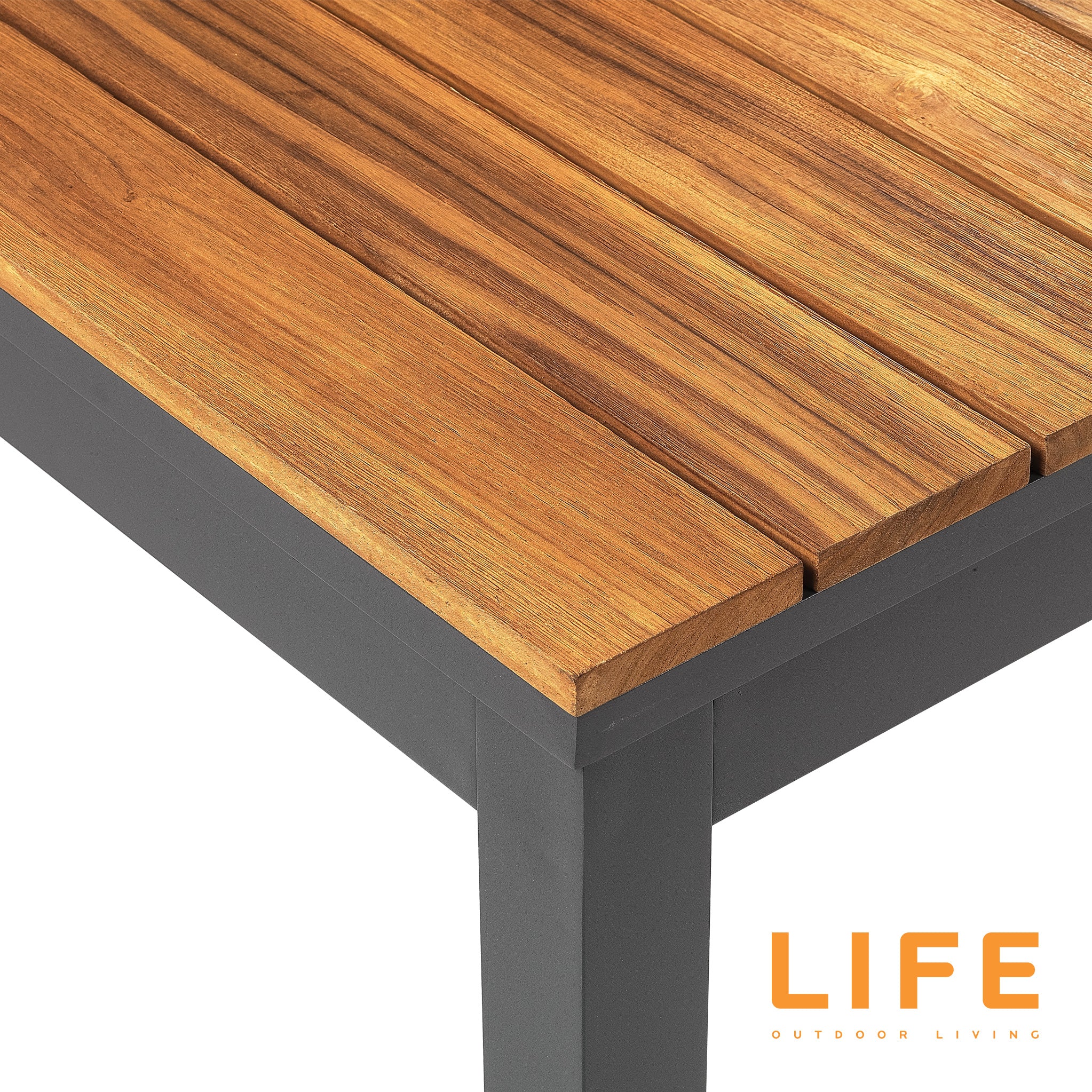 LIFE Soho Lounge Set with Teak Lift Up Coffee Table - Image 10