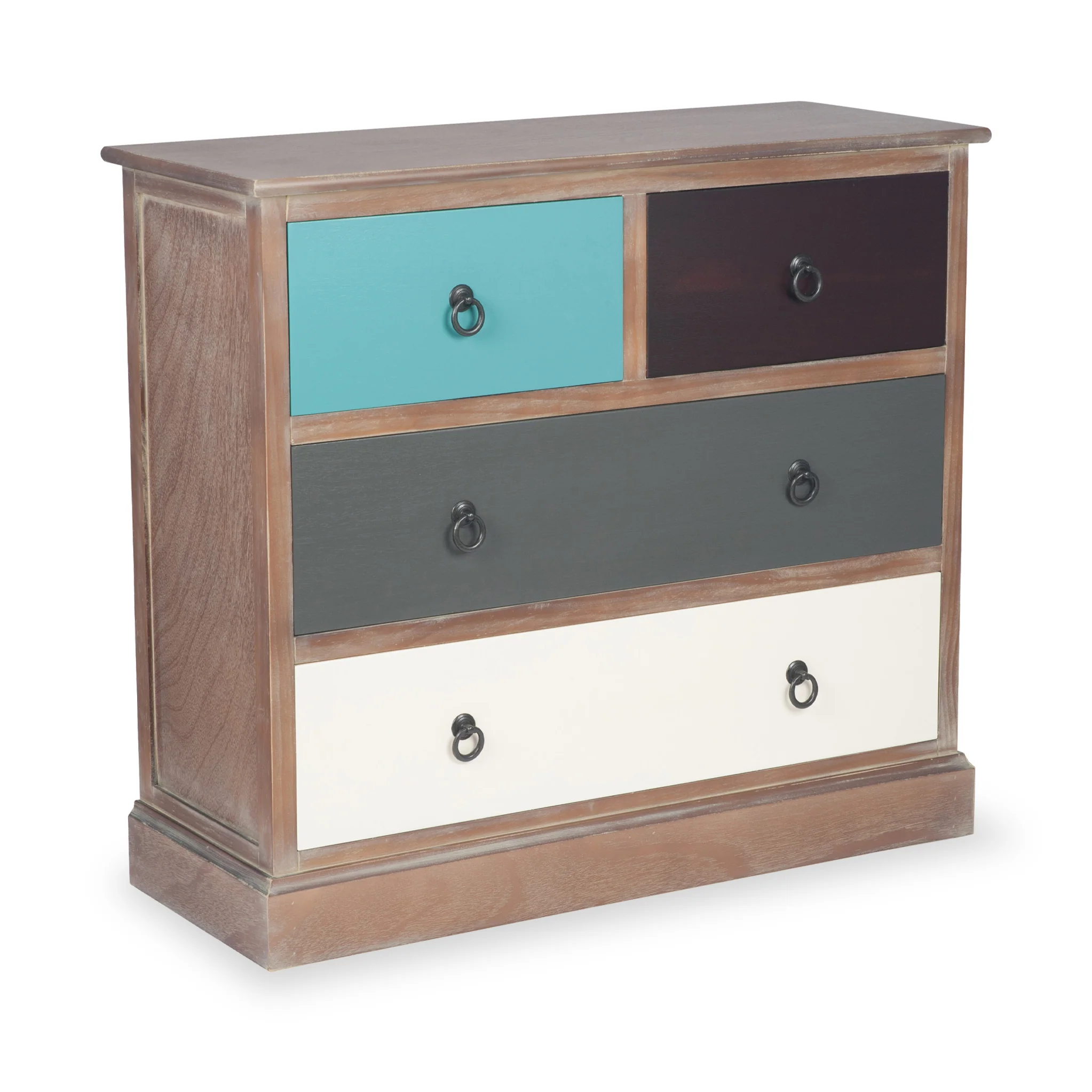 Loft Pine 2 Over 2 Drawer Chest