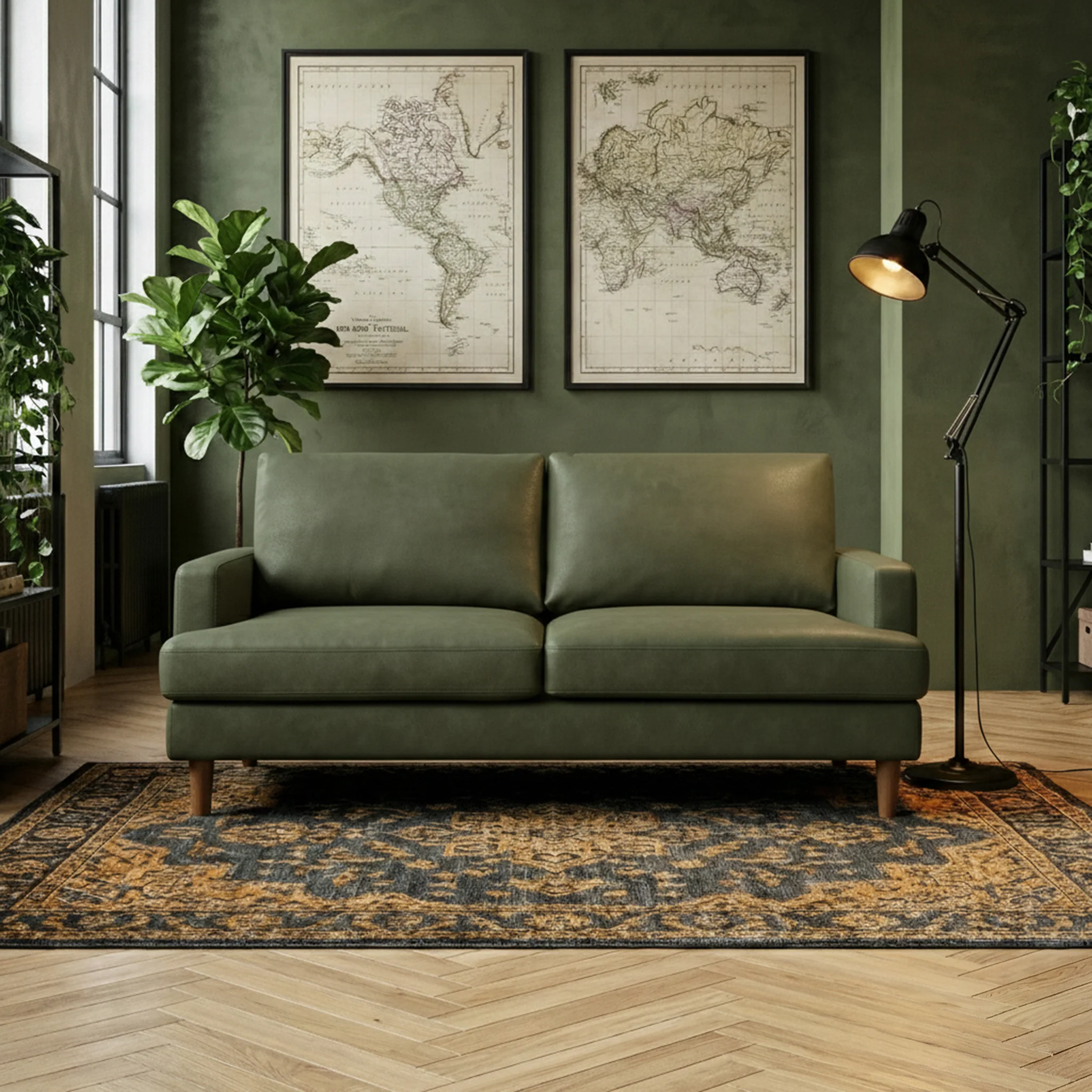 Max Faux Leather 3 Seater Sofa - Image 10