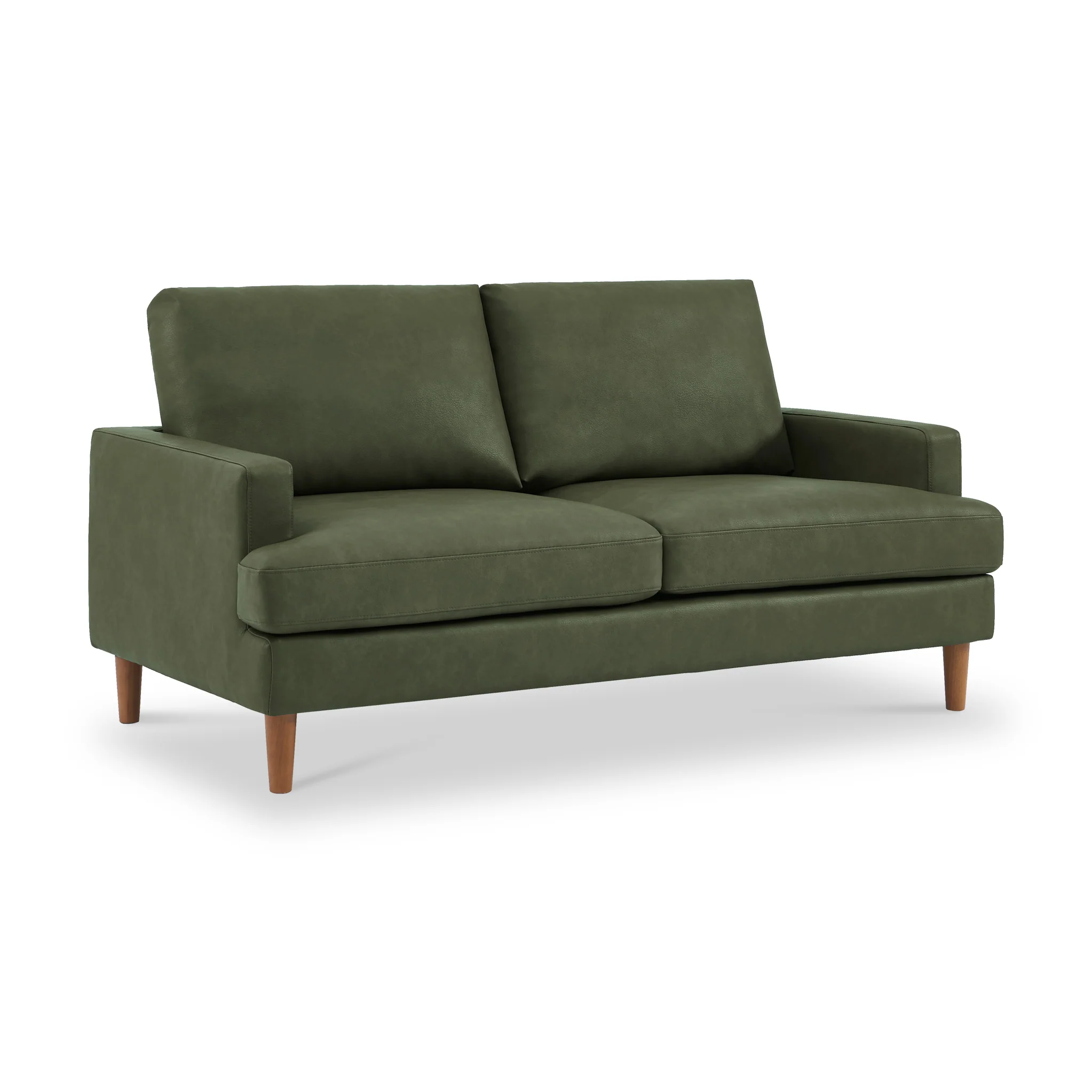 Max Faux Leather 3 Seater Sofa - Image 11