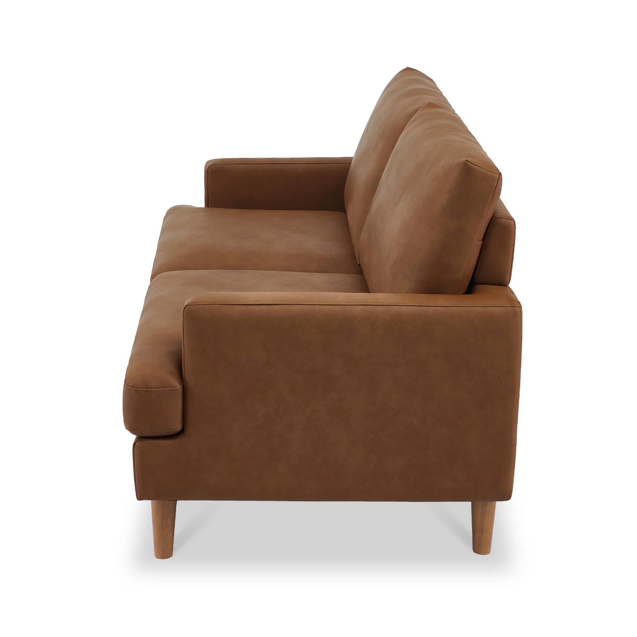 Max Faux Leather 3 Seater Sofa - Image 20
