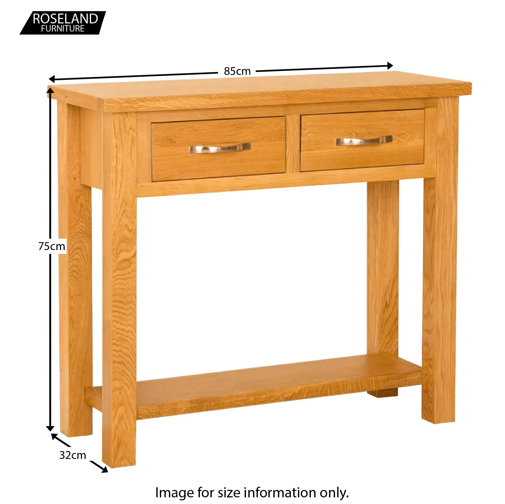 Newlyn Oak Console Table - Image 10