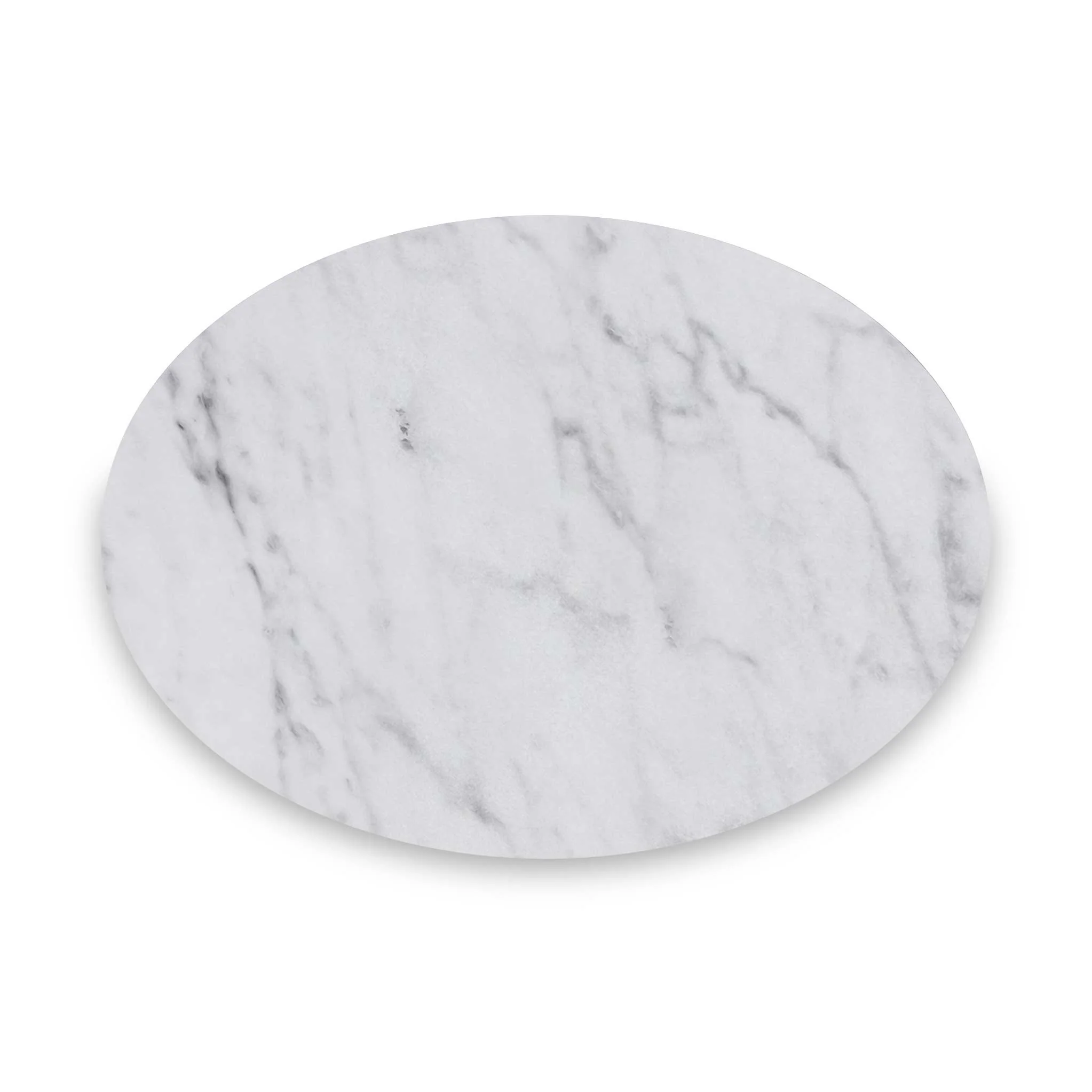 Pimlico Marble Oval Coffee Table with Gold Frame - Image 3