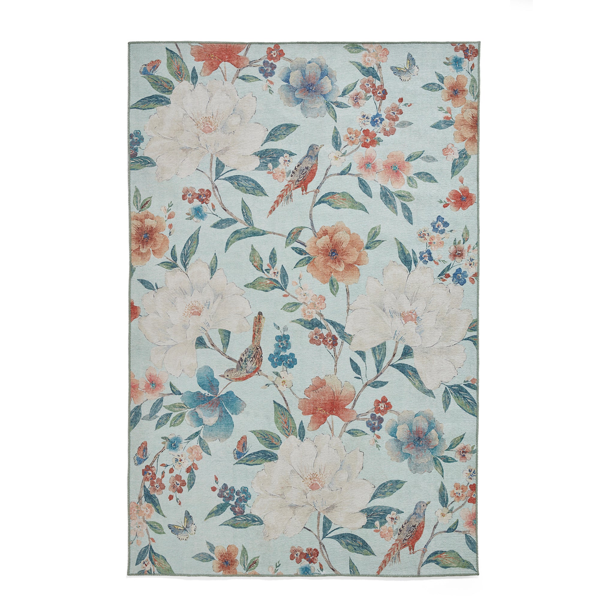 Pippa Floral Washable Rug - Image 34