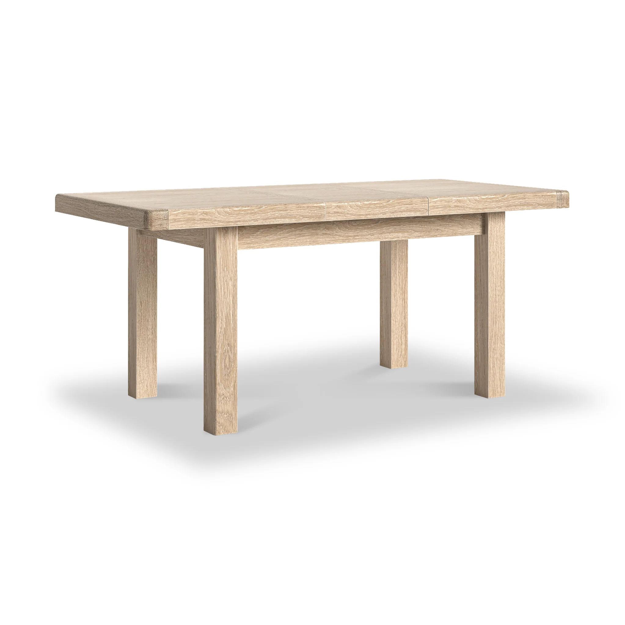 Portland Washed Oak 140-185cm Extendable Dining Table