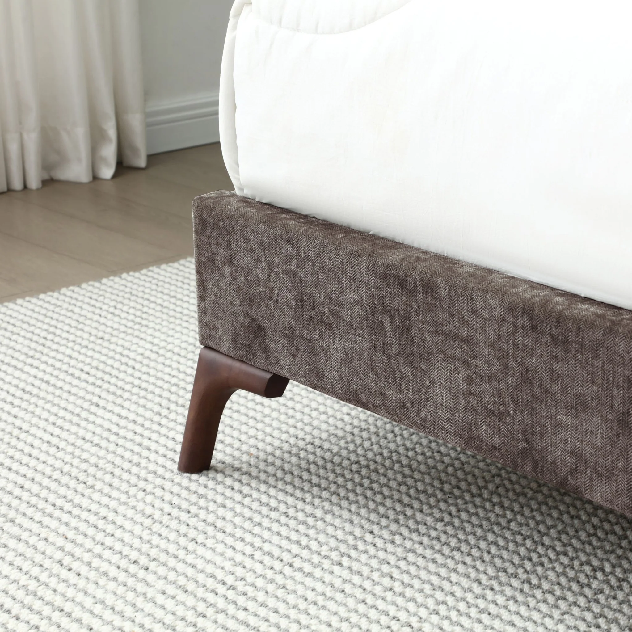 Russell Chenille Bed Frame - Image 11