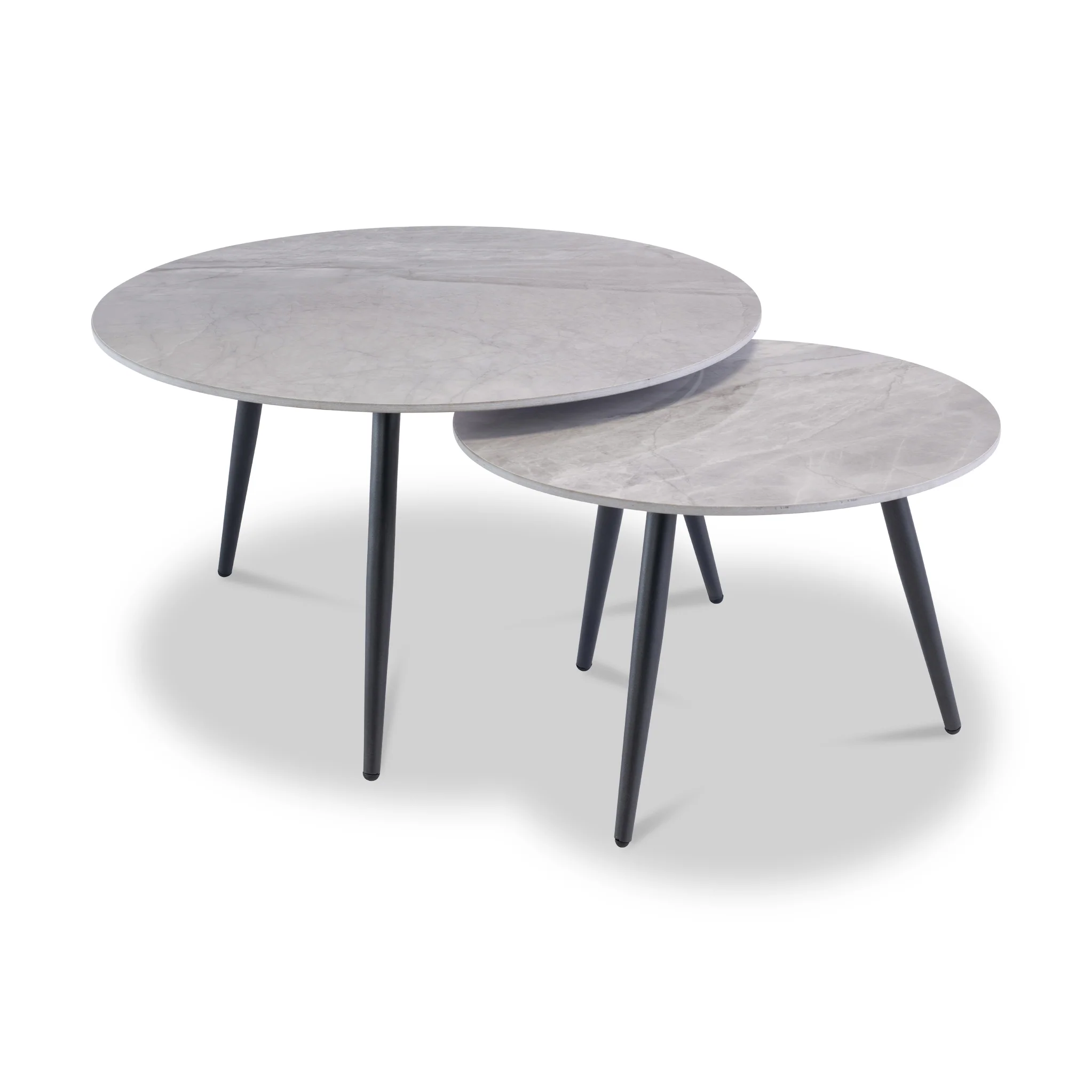 Selma Marble Effect Coffee Table Set