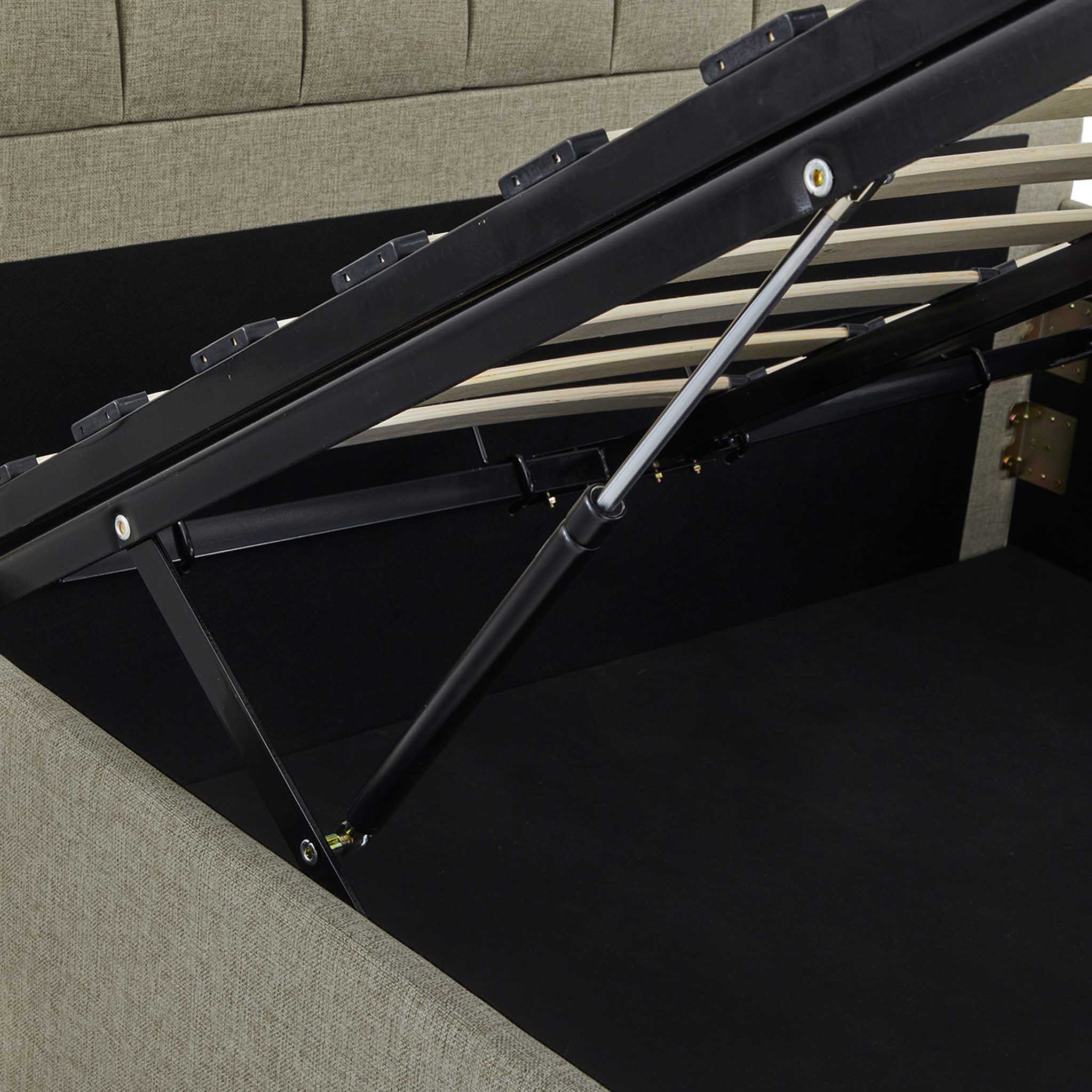Sutton Upholstered Ottoman Storage Bed Frame - Image 37