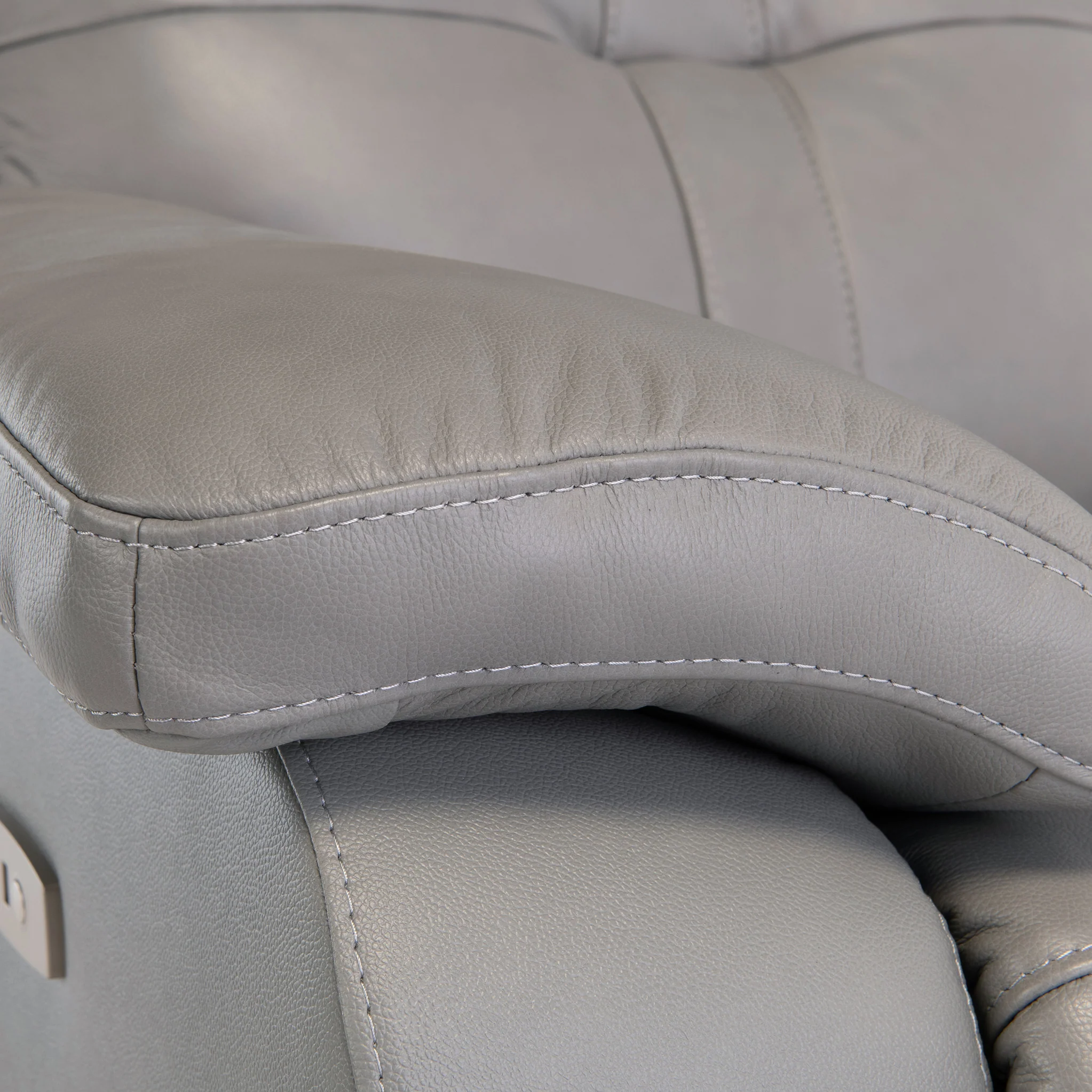 Talbot Leather Power Reclining Armchair - Image 8