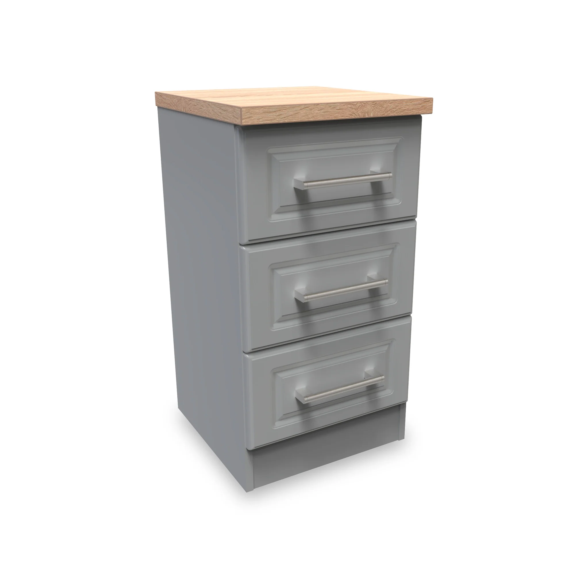 Talland 3 Drawer Bedside Cabinet - Image 11