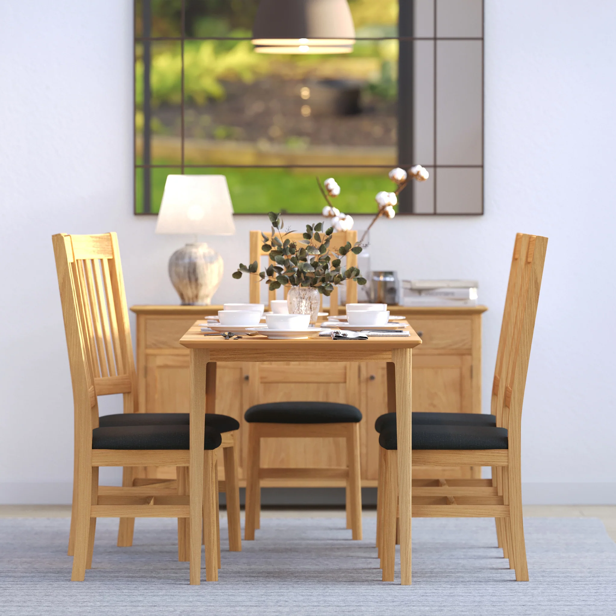 Towan 120-160cm Extendable Dining Table - Image 6