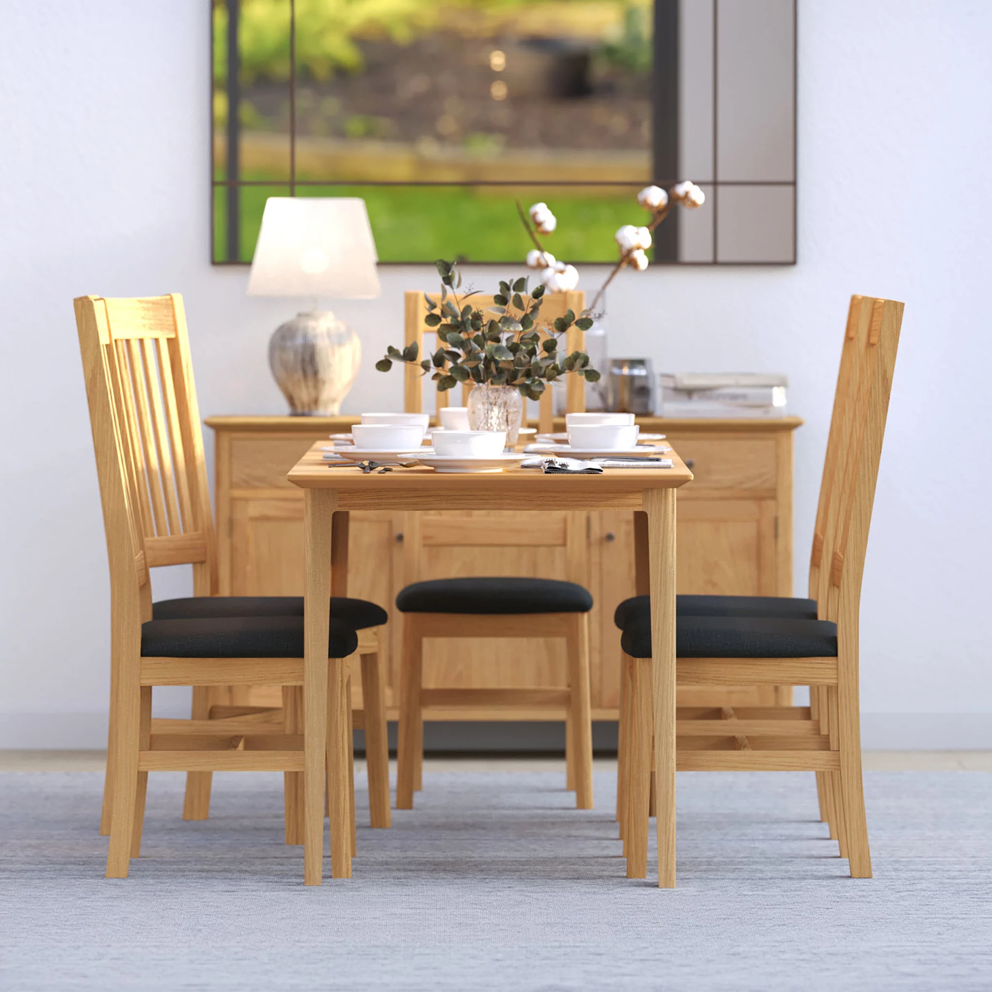 Towan 85cm Square Dining Table - Image 2
