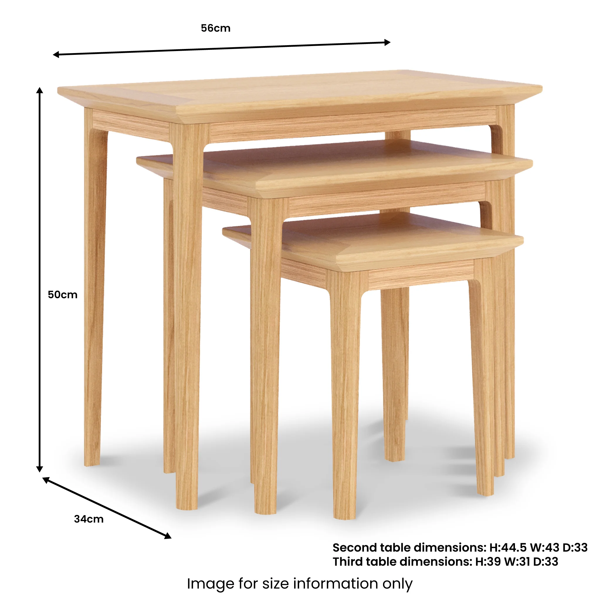 Towan Nest of 3 Tables - Image 5