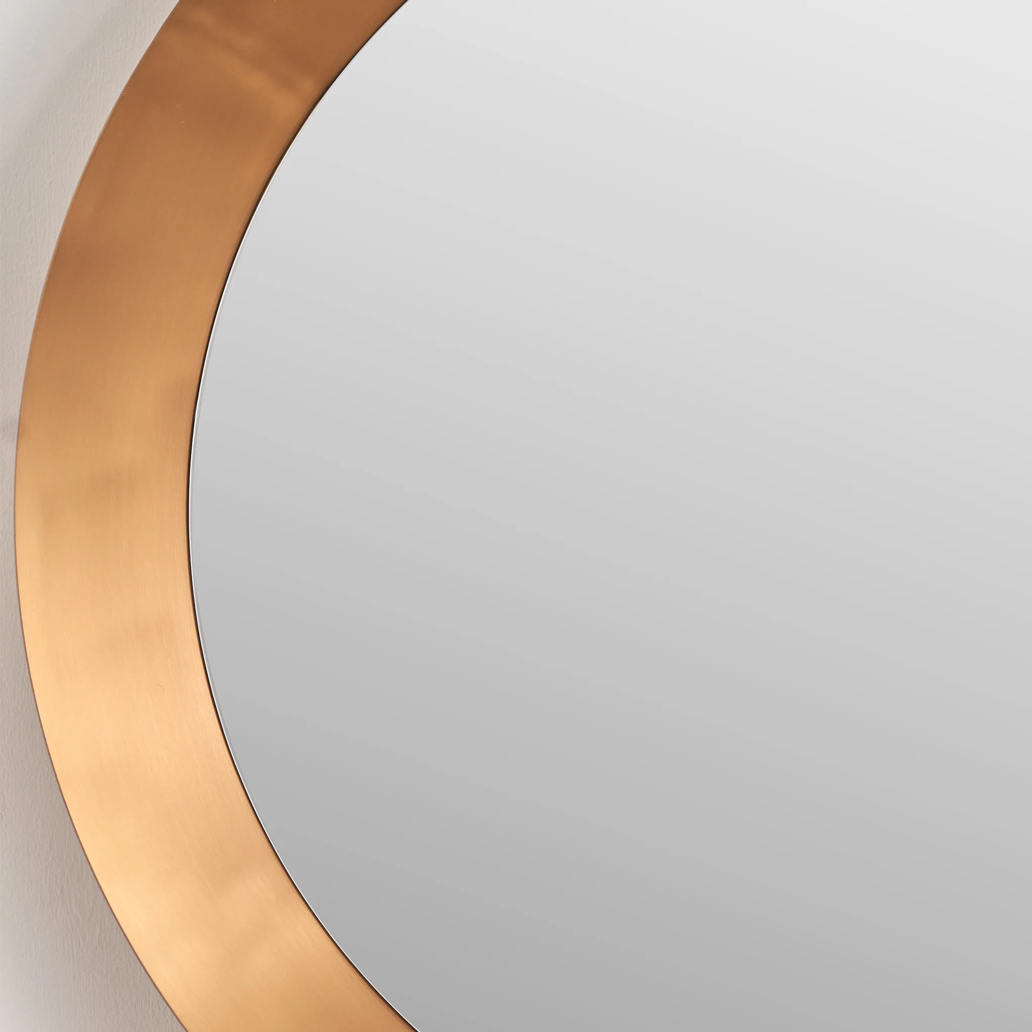 Venice Angled Frame Round Wall Mirror - Image 5