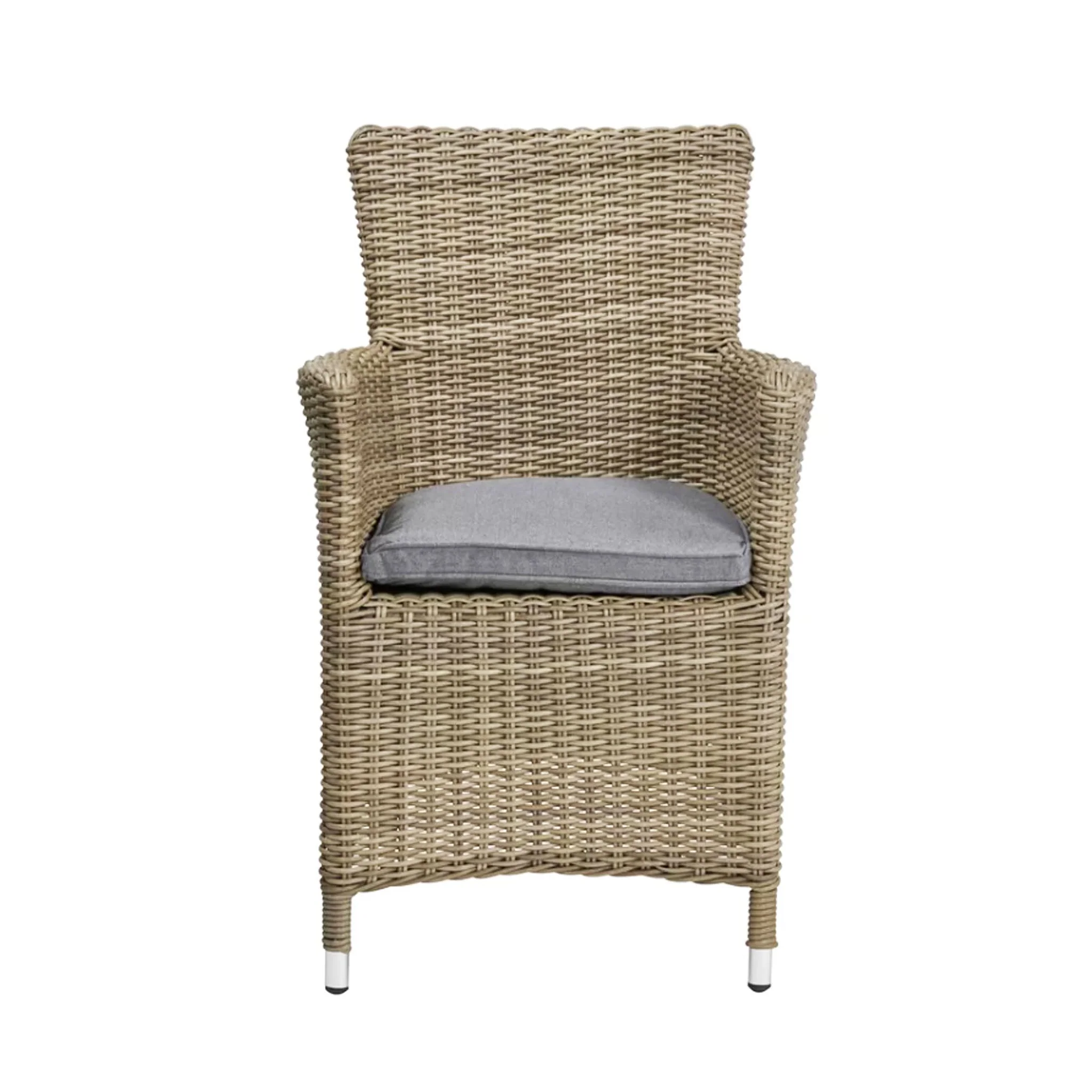 Wentworth 4 Seater Rattan 110cm Round Dining Set - Image 5