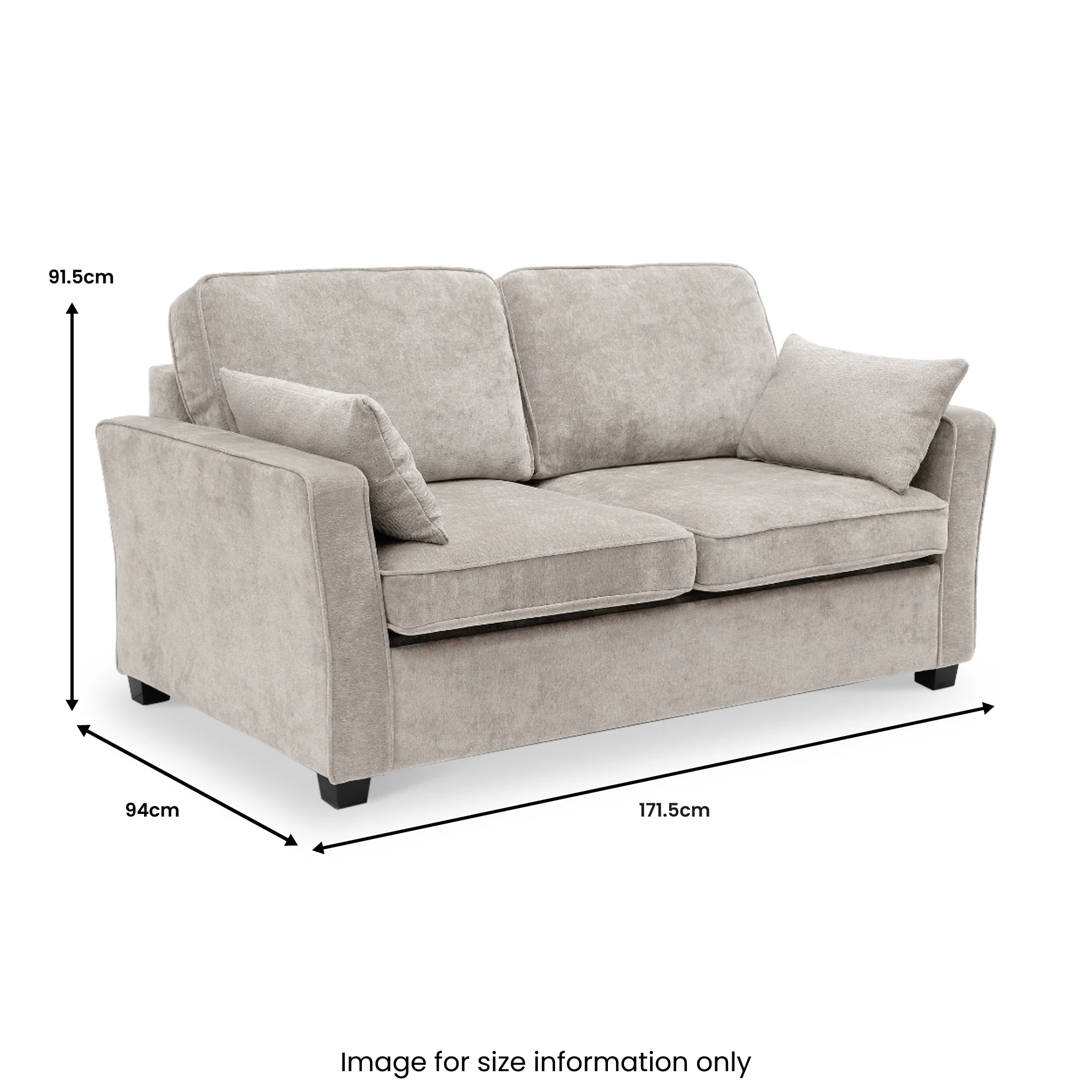 Westcott 2 Seater Sofa Bed With Pocket Sprung Mattress - Image 29