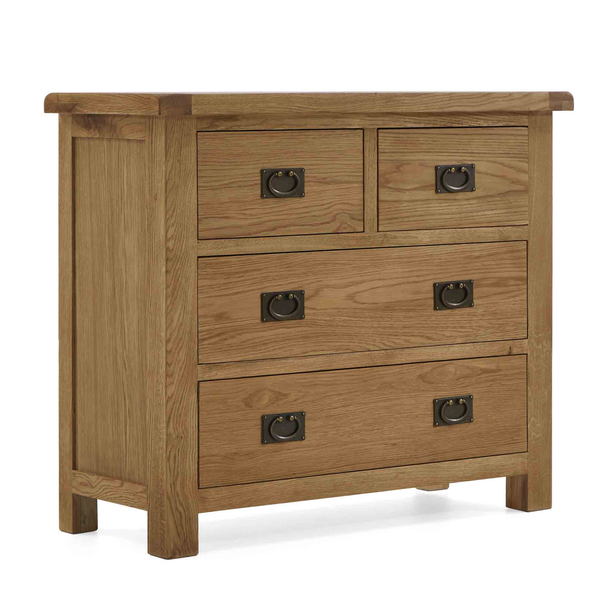 Zelah Oak 2 Over 2 Drawer Chest