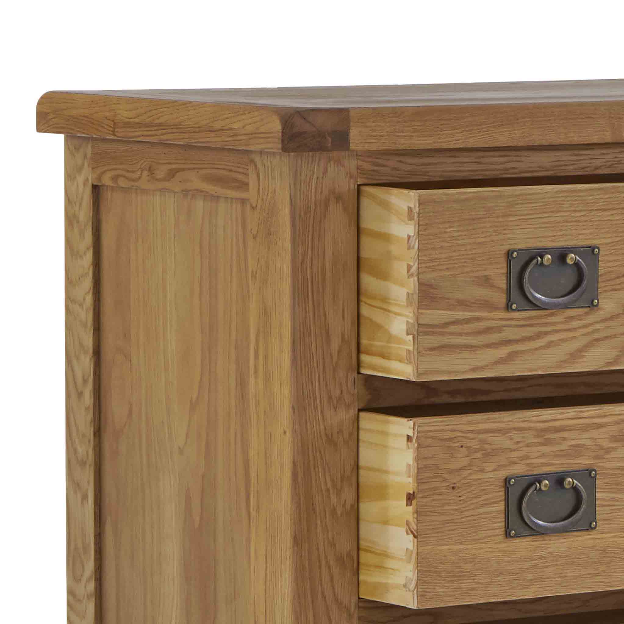 Zelah Oak 3 Drawer Chest - Image 7