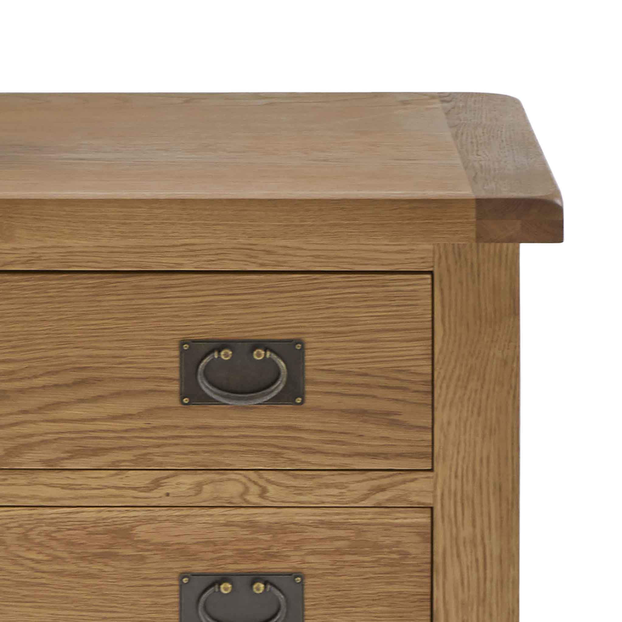 Zelah Oak 4 Drawer Chest - Image 10