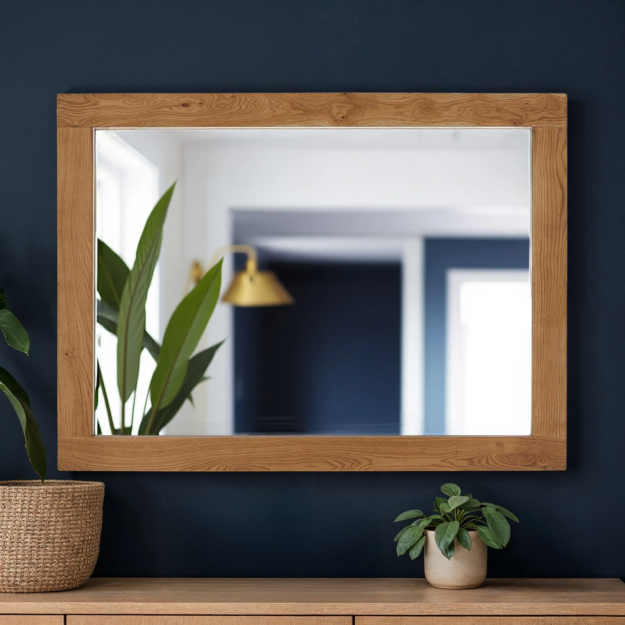 Zelah Oak Mirror - Image 2